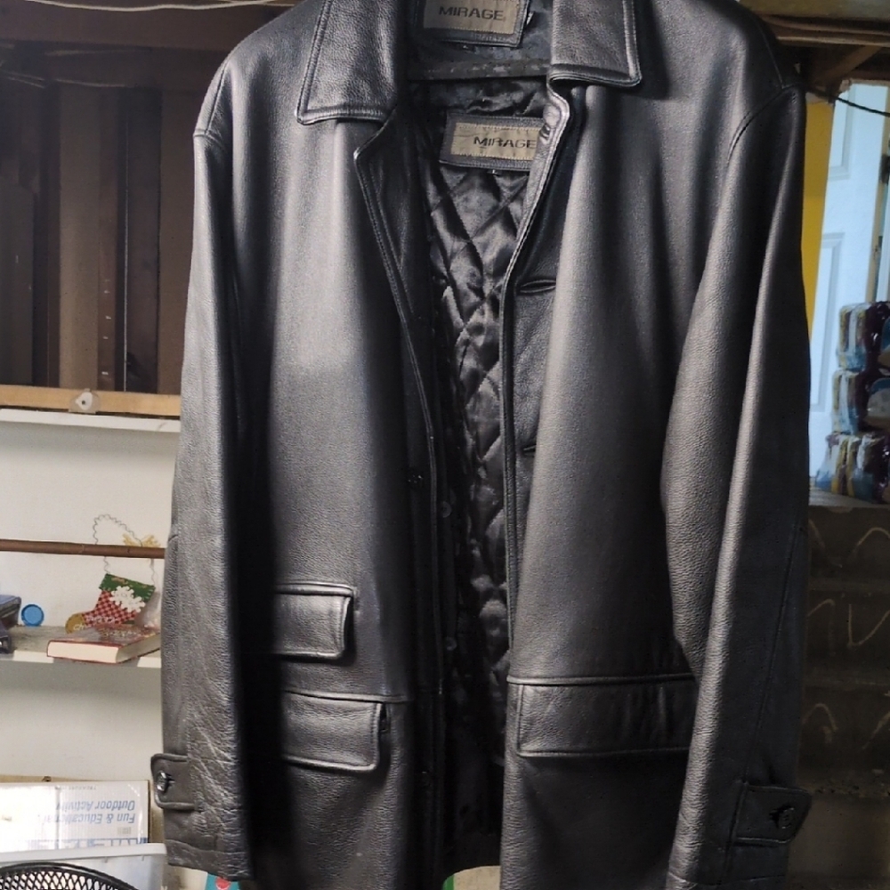 Black Bomber Jacket with Glossy Finish